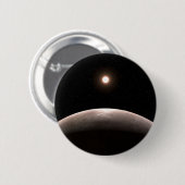 Badge Rond 5 Cm La Rocky Exoplanet Lhs 475 B Et Son Étoile Hôte. (Devant & derrière)