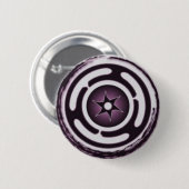 Badge Rond 5 Cm La roue de Heckate (Devant & derrière)
