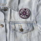 Badge Rond 5 Cm La roue de Heckate (En situation)