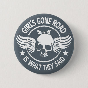 Badge Rond 5 Cm La route allée de la fille