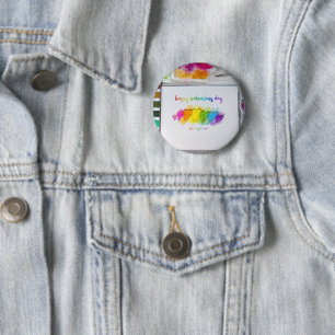 Badge Rond 5 Cm La Saint-Valentin de SlipperyJoe's sentiment LGBTQ