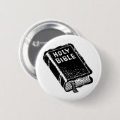 Badge Rond 5 Cm La Sainte Bible (Devant & derrière)