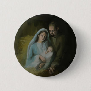 Badge Rond 5 Cm La Sainte Famille
