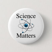 Badge Rond 5 Cm La science, ça compte (Devant)