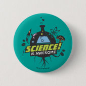 Badge Rond 5 Cm La Science est impressionnante (Devant)