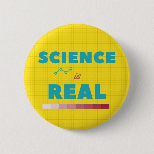 Badge Rond 5 Cm La Science est vrai bouton (Devant)