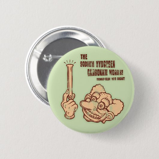 Badge Rond 5 Cm La Science folle (Devant & derrière)