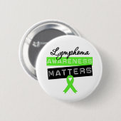 Badge Rond 5 Cm La sensibilisation au lymphome est importante (Devant & derrière)