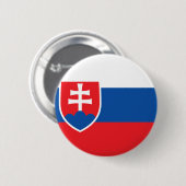 Badge Rond 5 Cm la Slovaquie (Devant & derrière)