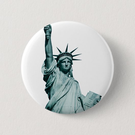 Badge Rond 5 Cm La statue de la liberté (Devant)