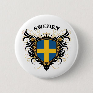 Badge Rond 5 Cm La Suède