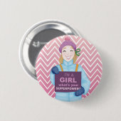 Badge Rond 5 Cm La superpuissance (Devant & derrière)