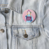 Badge Rond 5 Cm La superpuissance (En situation)