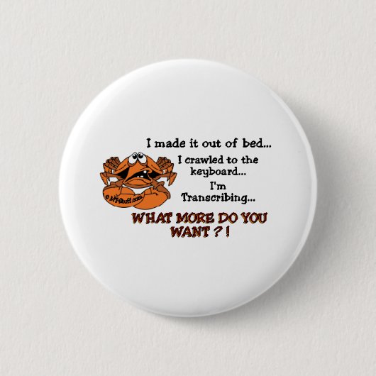 Badge Rond 5 Cm La TA désagréable (Devant)