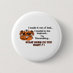 Badge Rond 5 Cm La TA désagréable