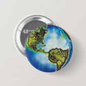 Badge Rond 5 Cm La terre (Devant & derrière)