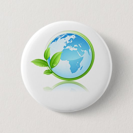 Badge Rond 5 Cm La terre (Devant)