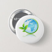 Badge Rond 5 Cm La terre (Devant & derrière)