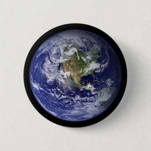 Badge Rond 5 Cm La terre de Starship