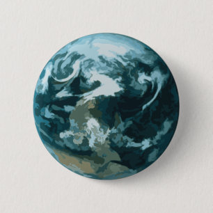 Badge Rond 5 Cm La terre peinte