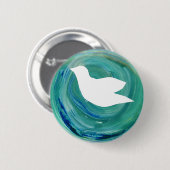 Badge Rond 5 Cm La terre vivante - bouton (Devant & derrière)