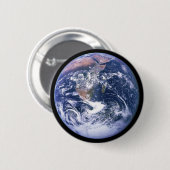 Badge Rond 5 Cm La Terre vue depuis Apollo 17 alias Le Marbre Bleu (Devant & derrière)