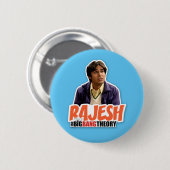 Badge Rond 5 Cm La théorie du Big Bang | Rajesh (Devant & derrière)