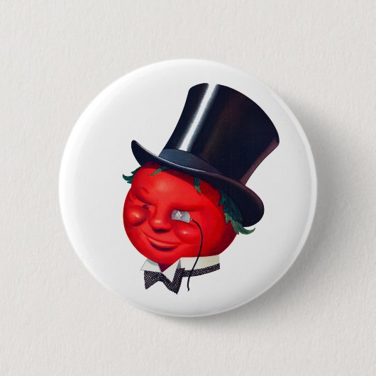 Badge Rond 5 Cm la tomate classe (Devant)