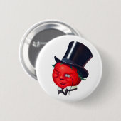 Badge Rond 5 Cm la tomate classe (Devant & derrière)