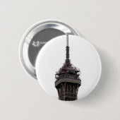 Badge Rond 5 Cm La Tour Eiffel de Paris (Devant & derrière)