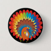 Badge Rond 5 Cm La Turquie colorée (Devant)
