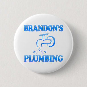 Badge Rond 5 Cm La tuyauterie de Brandon