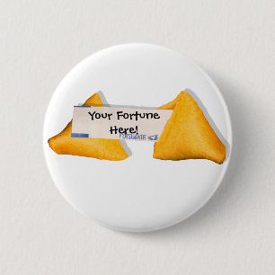 Badge Rond 5 Cm La vie chanceuse