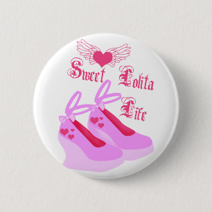 Badge Rond 5 Cm La vie douce de Lolita