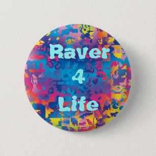 Badge Rond 5 Cm La vie du fêtard 4 (v.1)