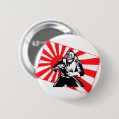 Badge Rond 5 Cm La vieille sableuse de Tokyo (Devant & derrière)