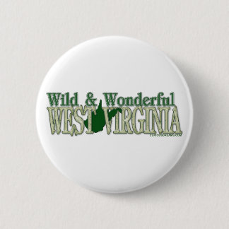 Badge Rond 5 Cm La Virginie Occidentale sauvage et Wonderful_2