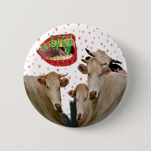 Badge Rond 5 Cm La voix végétale (Devant)