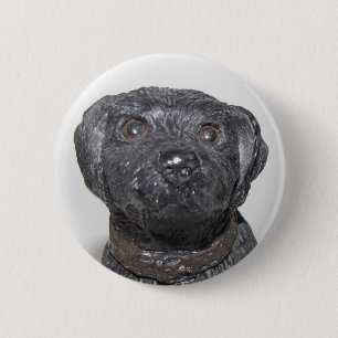 Badge Rond 5 Cm Laboratoire noir très Cool