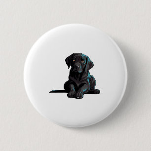 Badge Rond 5 Cm Labrador Puppy
