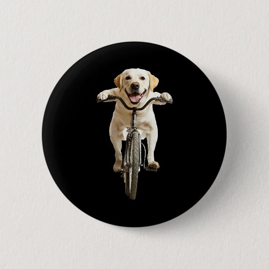 Badge Rond 5 Cm Labrador Retriever (Devant)