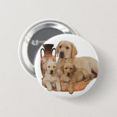 Badge Rond 5 Cm Labrador Retriever (Devant & derrière)