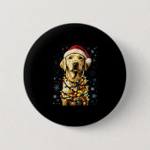 Badge Rond 5 Cm Labrador Retriever Dogs Tree Christmas Sweater Xma (Devant)