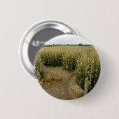 Badge Rond 5 Cm Labyrinthe de maïs (Devant & derrière)