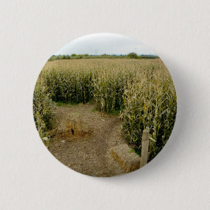 Badge Rond 5 Cm Labyrinthe de maïs