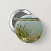 BADGE ROND 5 CM LAC DE LOUP, HAMMOND, DEDANS (Devant & derrière)