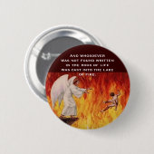 Badge Rond 5 Cm Lac du feu (Devant & derrière)