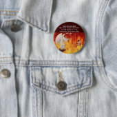 Badge Rond 5 Cm Lac du feu (En situation)