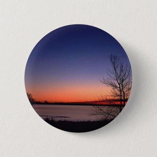Badge Rond 5 Cm Lac Sunrise (Devant)