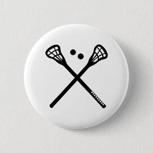 Badge Rond 5 Cm Lacrosse (Devant)